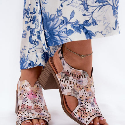  Sandalen mit Absatz model 211363 Step in style 