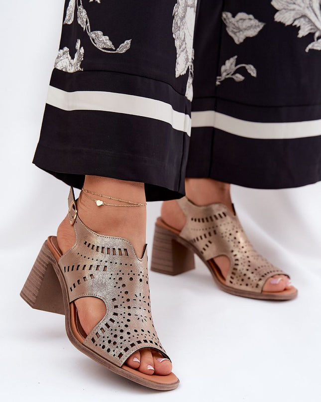  Sandalen mit Absatz model 211364 Step in style 