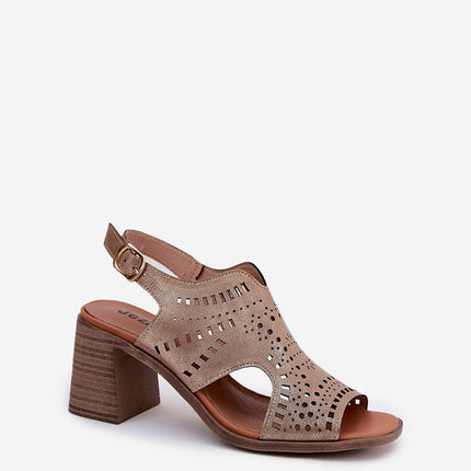  Sandalen mit Absatz model 211364 Step in style 