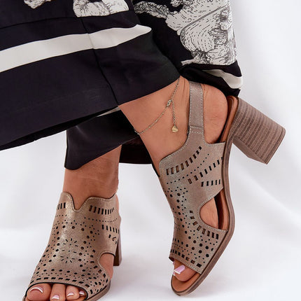  Sandalen mit Absatz model 211364 Step in style 