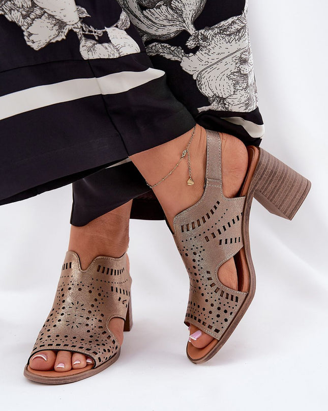  Sandalen mit Absatz model 211364 Step in style 