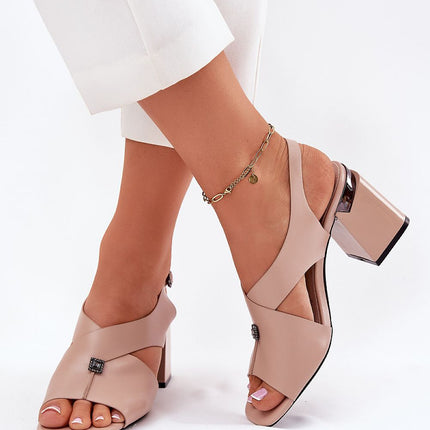  Sandalen mit Absatz model 212827 Step in style 