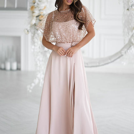  Langes Kleid model 219689 Bicotone 