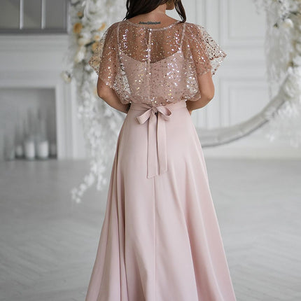  Langes Kleid model 219689 Bicotone 