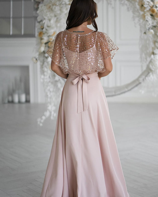  Langes Kleid model 219689 Bicotone 