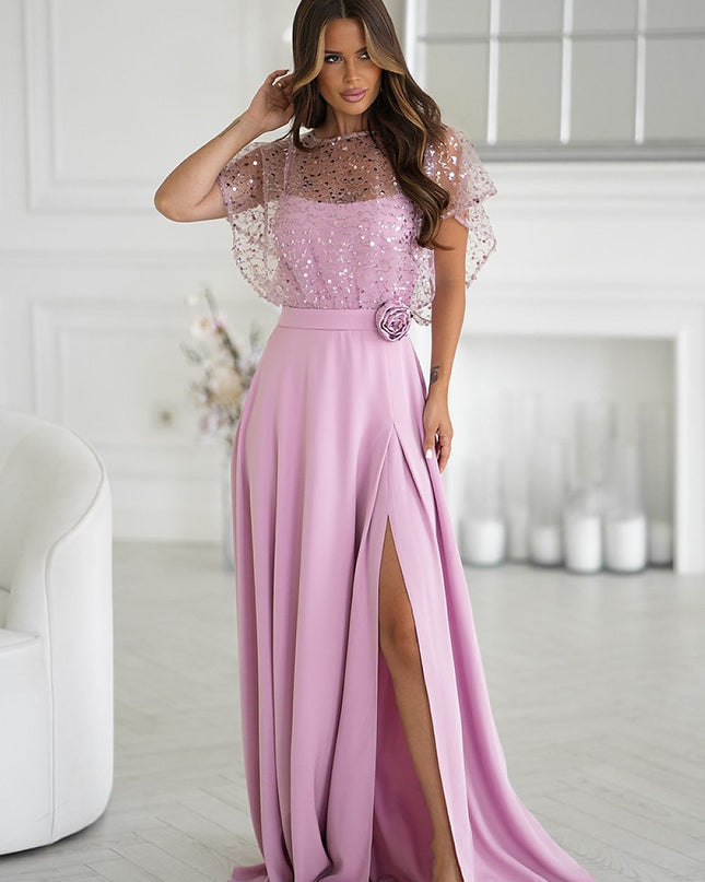  Langes Kleid model 219690 Bicotone 