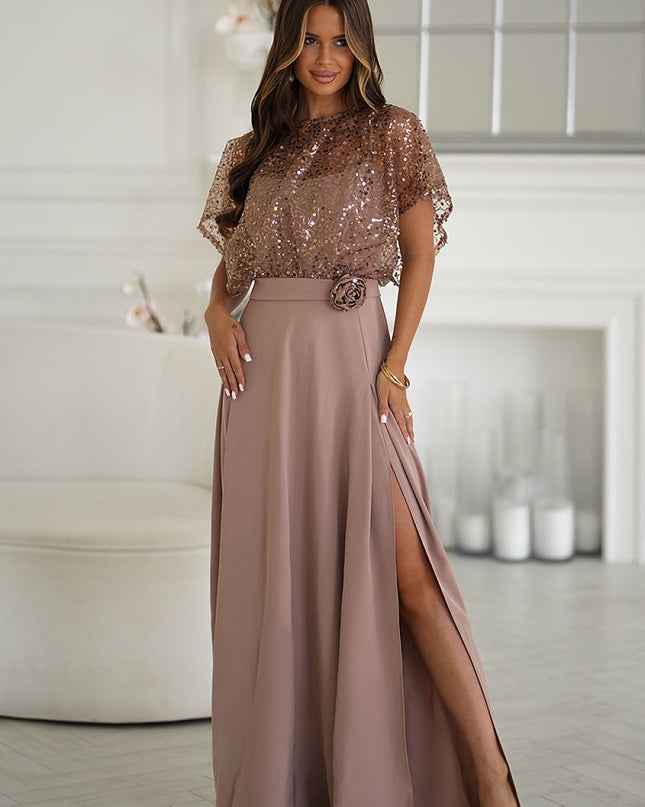  Langes Kleid model 219691 Bicotone 