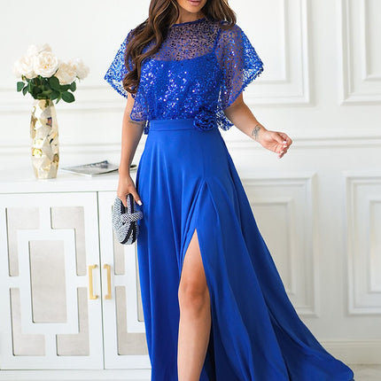  Langes Kleid model 219694 Bicotone 