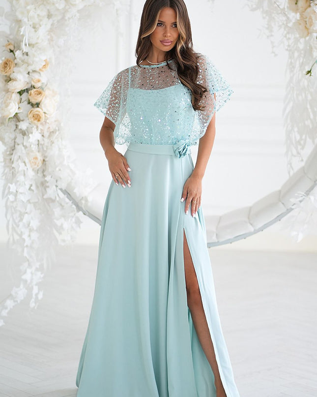  Langes Kleid model 219695 Bicotone 