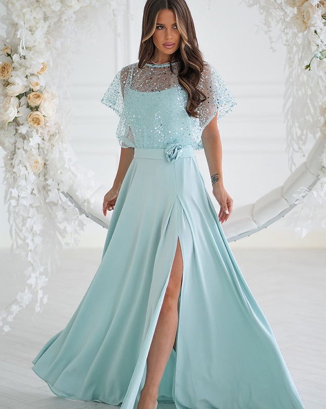  Langes Kleid model 219695 Bicotone 