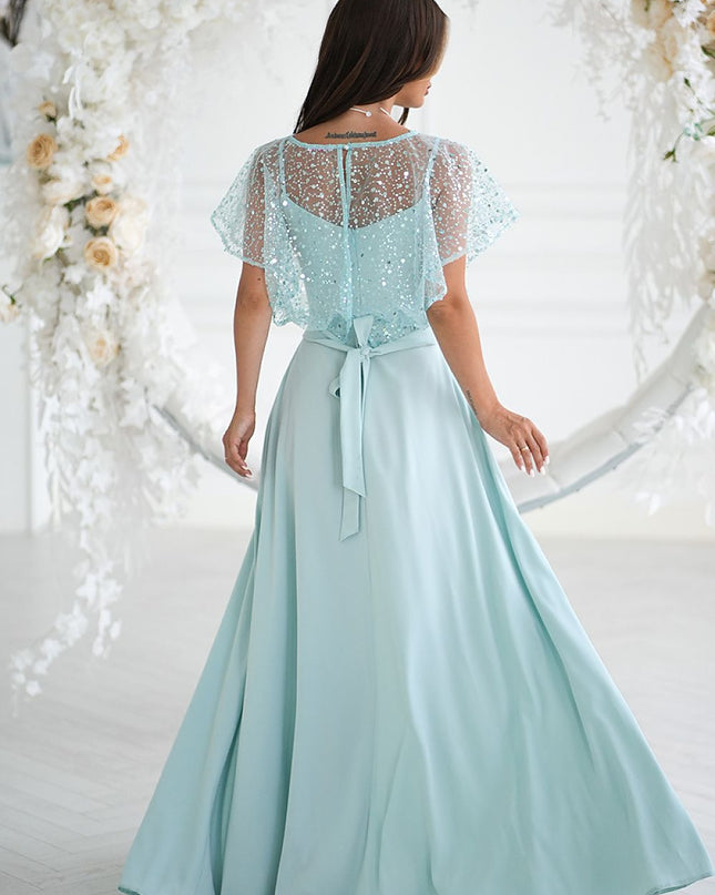  Langes Kleid model 219695 Bicotone 