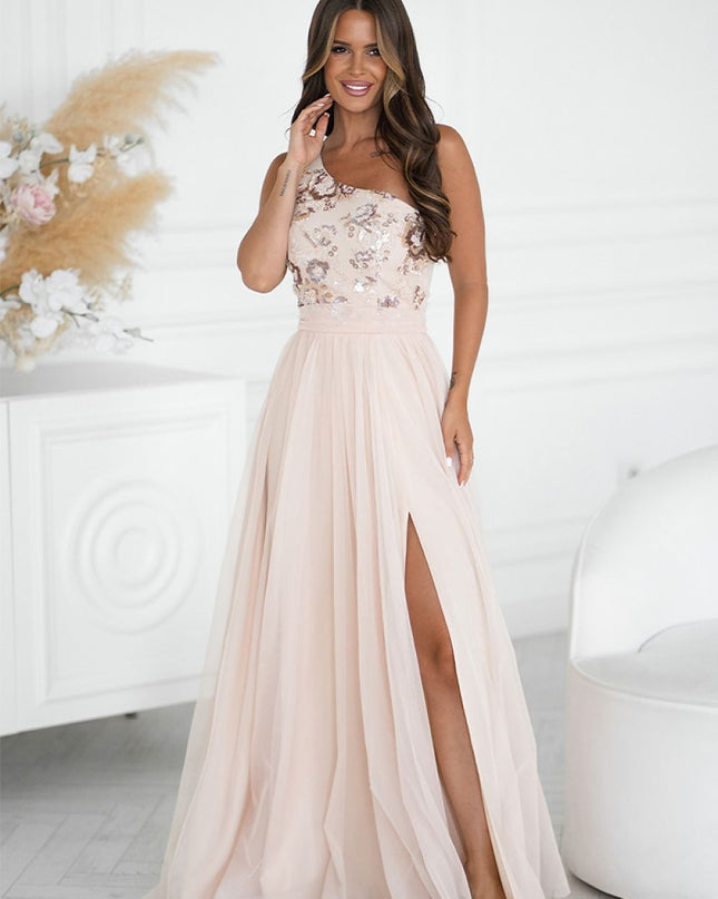  Langes Kleid model 220091 Bicotone 