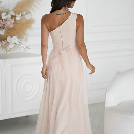  Langes Kleid model 220091 Bicotone 