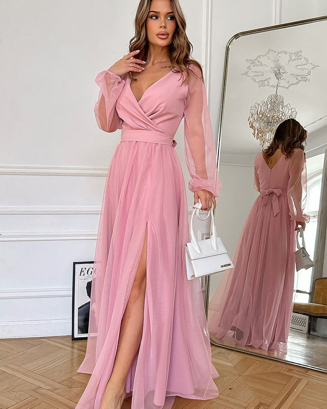  Langes Kleid model 220097 Bicotone 